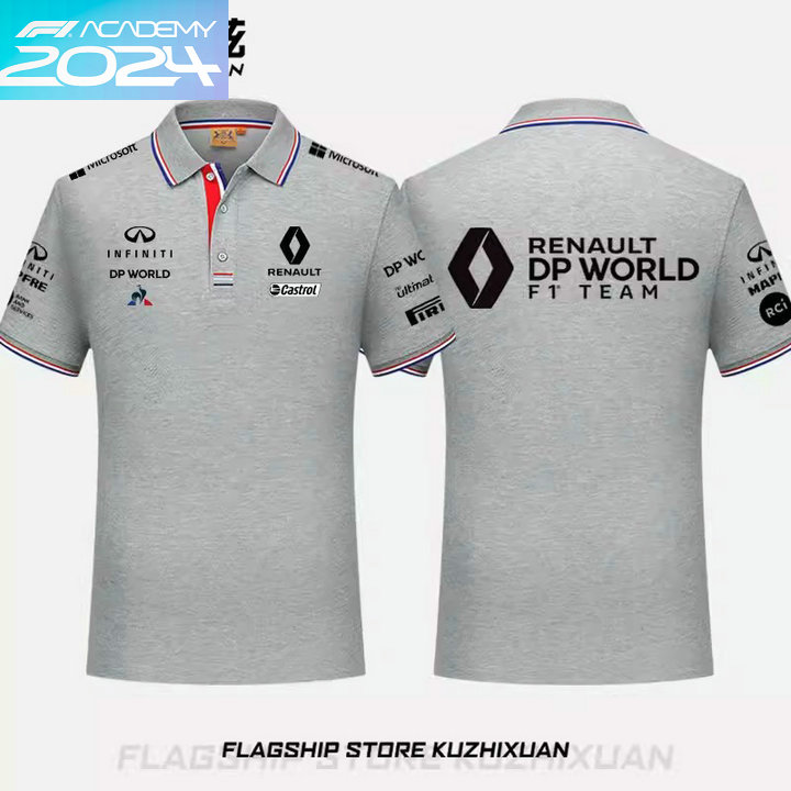 Polo Renault DP World F1 Team Homme 2024 Manches Courtes